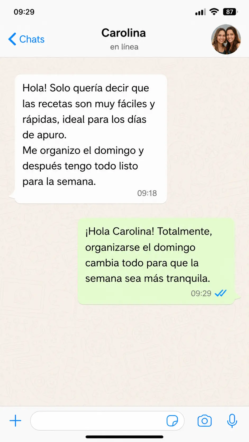 Reseña 2 de clienta de Lonchera Campeona